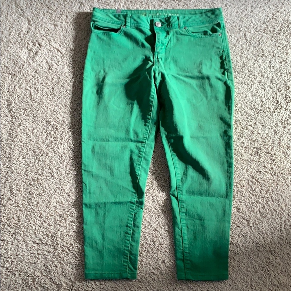 Lauren Conrad green pants size 10